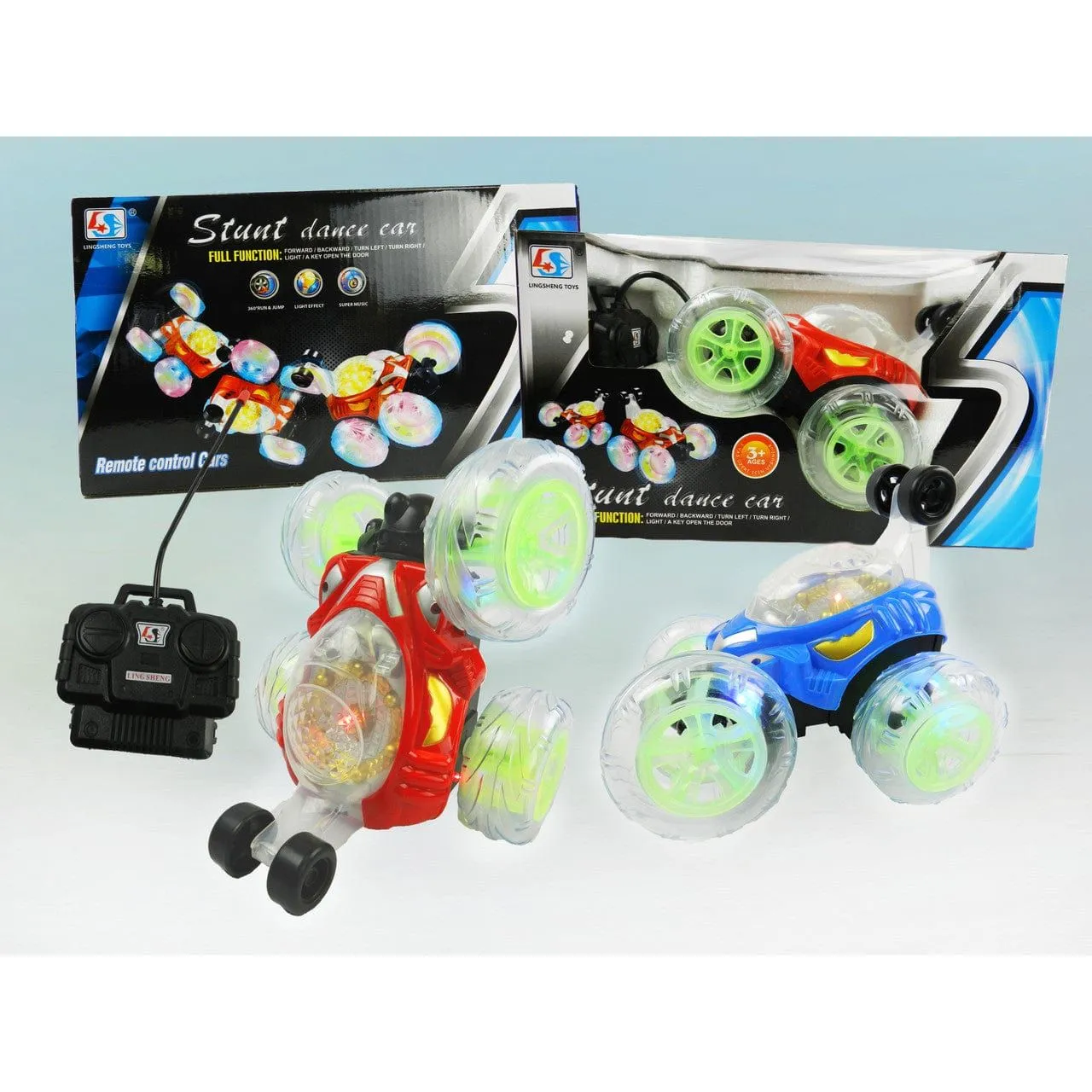7" Light-Up Stunt Car