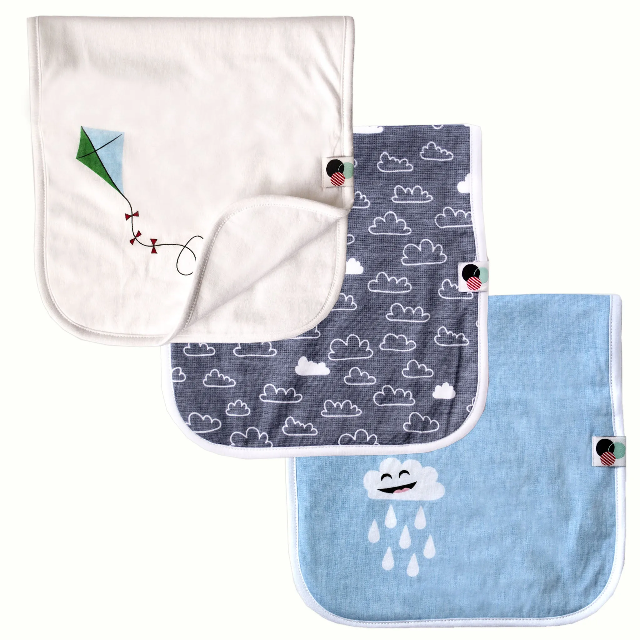 KITE   CLOUDS | Burp Cloths