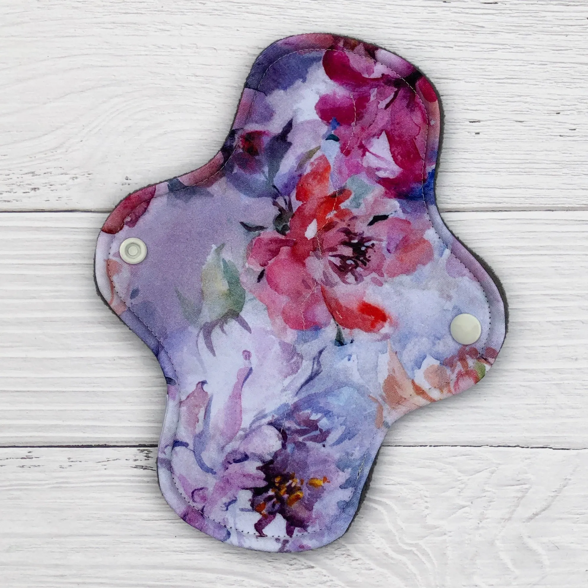 Light Absorbency Reusable Pads: Peonies