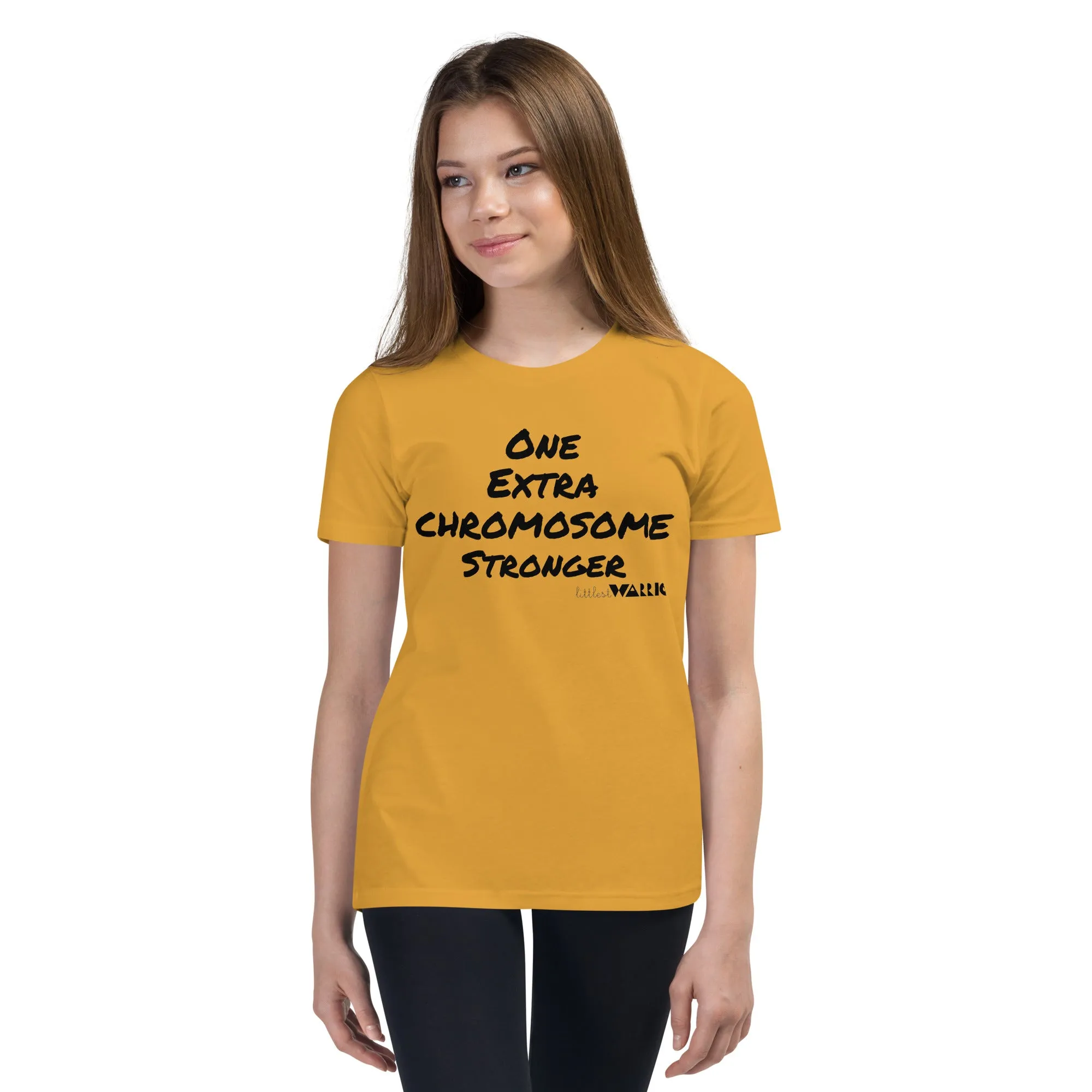 One Extra Chromosome Stronger Youth Short Sleeve Tee
